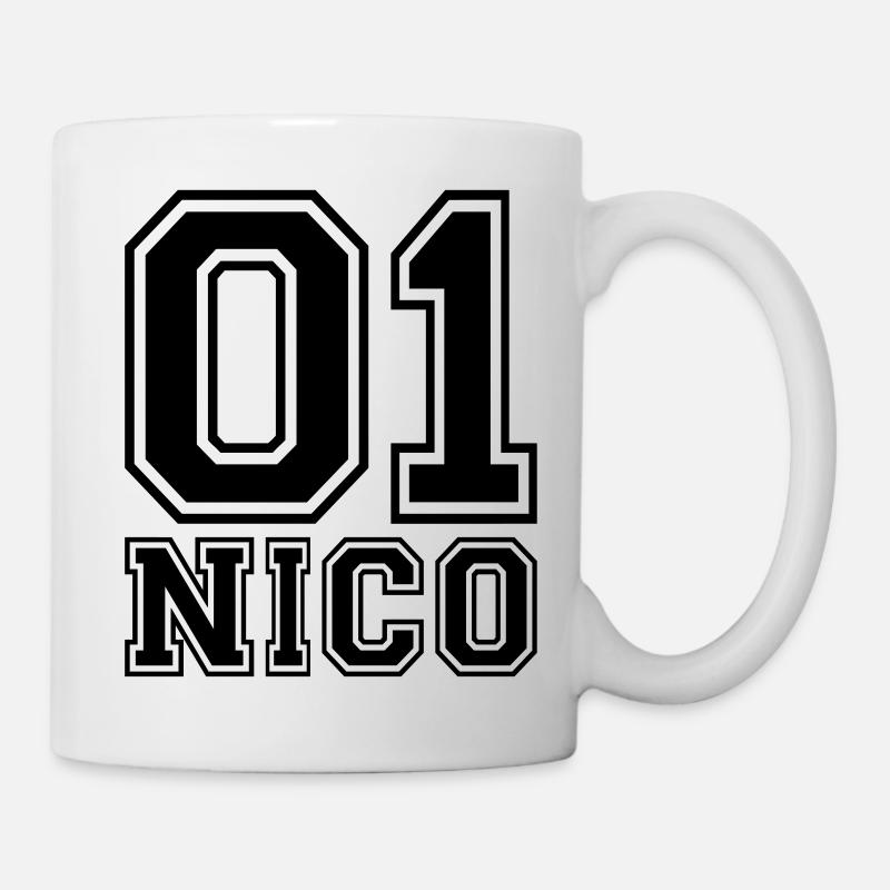 Nico - Nom - Mug blanc - blanc