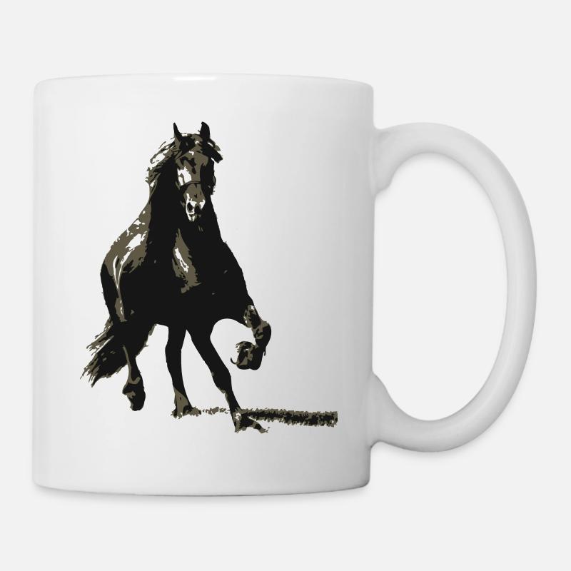 cheval animal mignon ! - Mug blanc - blanc