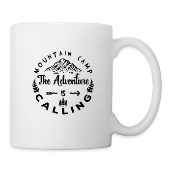Mountain Camp The Adventure is Calling - Mug - white - Right