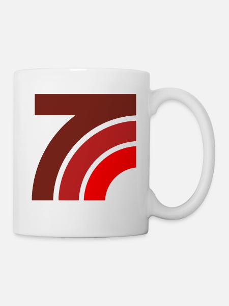grafic curves - Tasse - Weiß