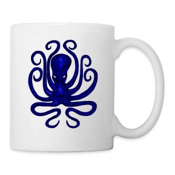 Calmar - Poulpe - Mug blanc - blanc - Droite