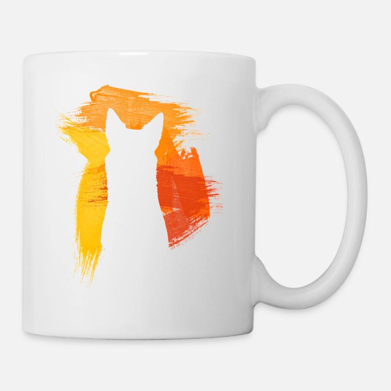Kelpie Silhouette - Mug blanc - blanc