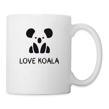 koala Tier niedlich Bär Fell kuschlig Australien l - Tasse - Weiß - Rechts