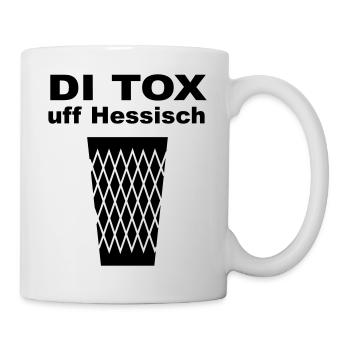 Ditox auf Hessisch Geripptes #bembel #apfelwein - Tasse - Weiß - Rechts