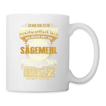 Carpenter - wood, sawdust, welding - Mug - white - Right
