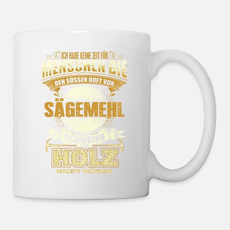 Carpenter - wood, sawdust, welding - Mug - white
