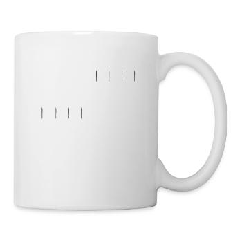 us rowing skulls oars rowing boat team sport eighth - Mug - white - Right
