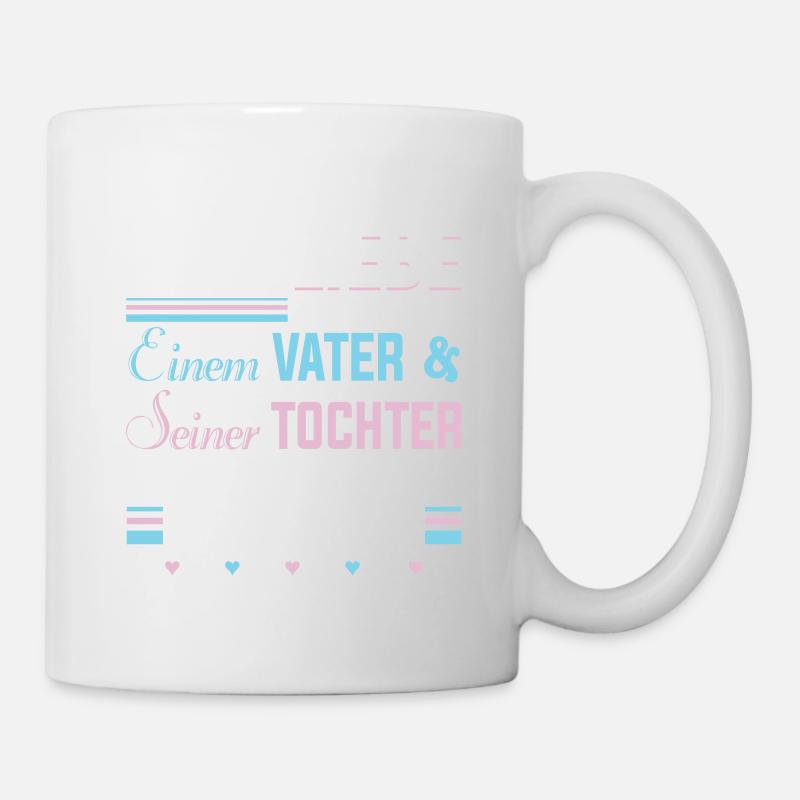 Die Liebe zwischen Vater & Tochter - Tasse - Weiß