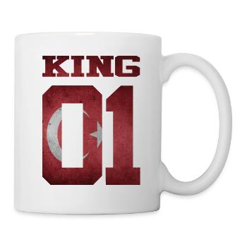 king 01 Türkei Türkye Kardes Kiz - Tasse - Weiß - Rechts