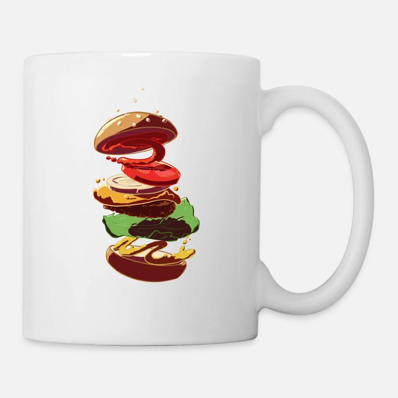 Cheeseburger - Tasse - Weiß
