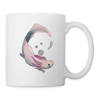 Axolotl Evolution - Tasse - Weiß - Rechts
