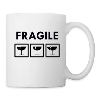 fragile - Mug - white - Right