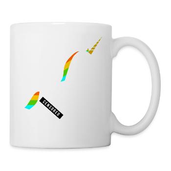 Sale licorne / drôle / Provocateur - Mug blanc - blanc - Droite