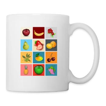 fruits - Tasse - Weiß - Rechts