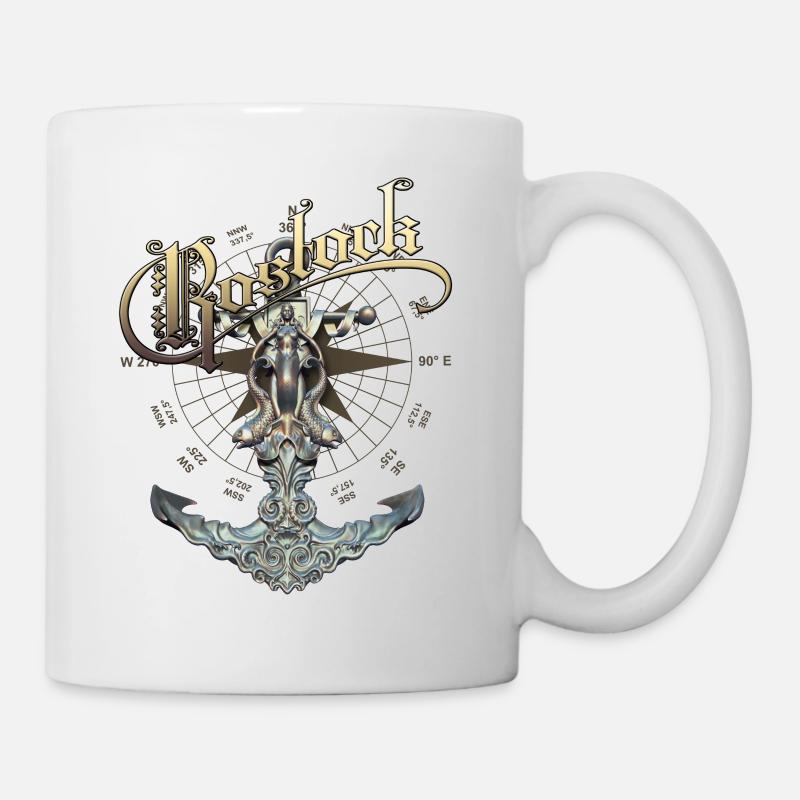 ancre Rostock - Mug blanc - blanc