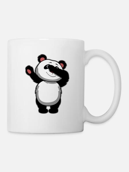 Dabbing Panda Bear - Dab Panda - Tasse - Weiß