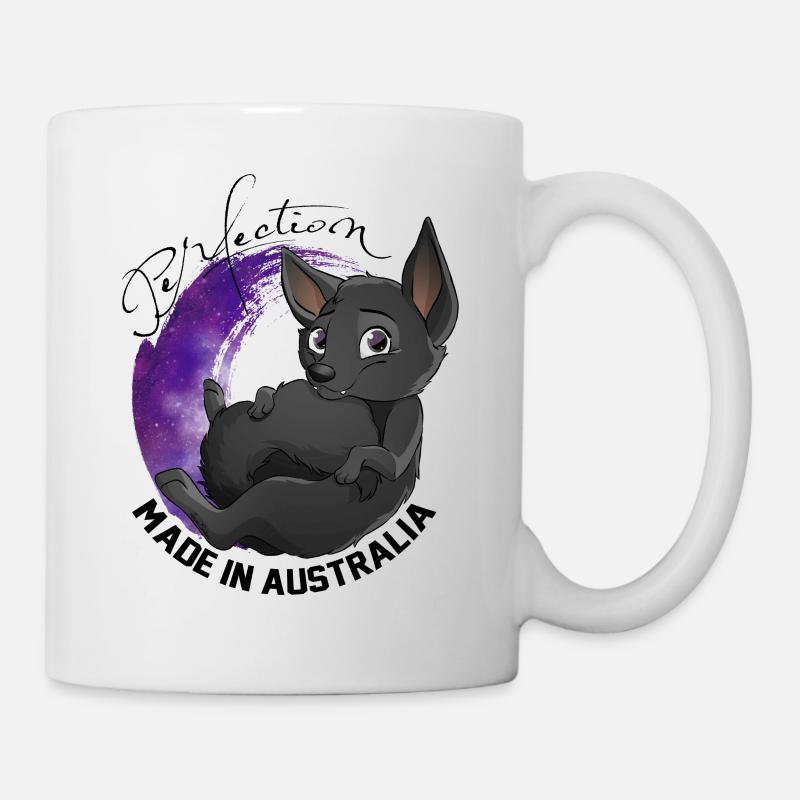 Kelpie Galaxie - Noir - Mug blanc - blanc