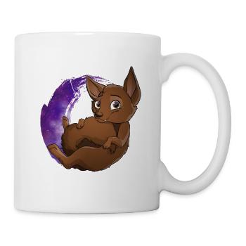 Kelpie Galaxie - Schokolade - Tasse - Weiß - Rechts