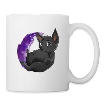 Kelpie Galaxy - Schwarz - Tasse - Weiß - Rechts