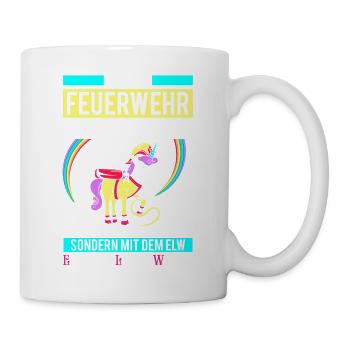 Princesse de feu - Licorne supprimer voiture - Mug blanc - blanc - Droite