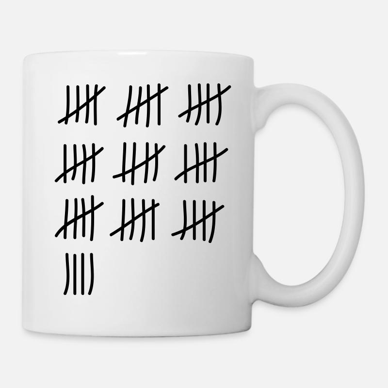 tage_zaehlen_49 - Tasse - Weiß
