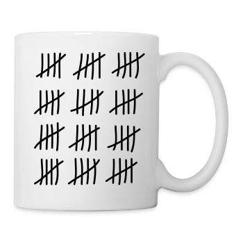 tage_zaehlen_60 - Tasse - Weiß - Rechts
