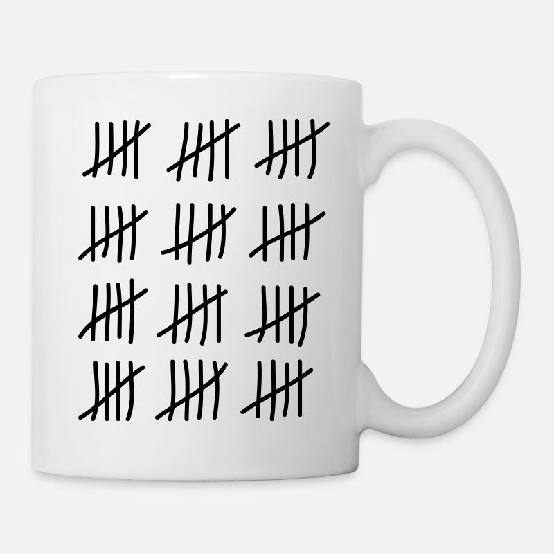 tage_zaehlen_60 - Tasse - Weiß