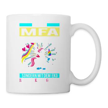 MFA Prinzessin - EKG Einhorn 2 - Mug - white - Right