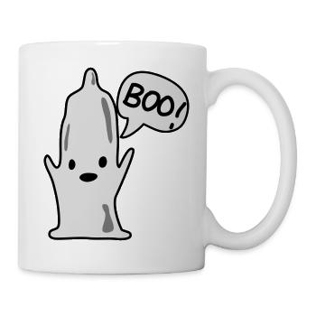 Kondom - Tasse - Weiß - Rechts