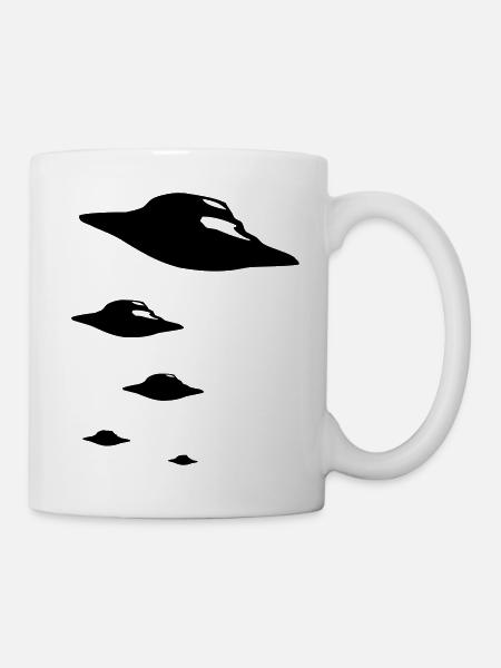 UFO ARMY 1clr - Tasse - Weiß