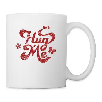 drück mich - Tasse - Weiß - Rechts