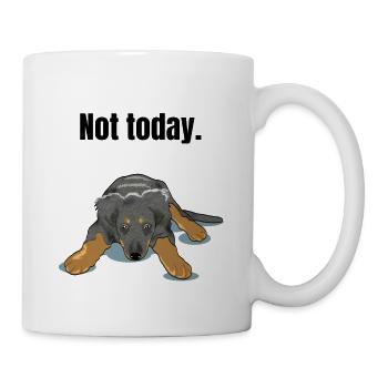 Hovawart lazy tired dog gift - Mug - white - Right