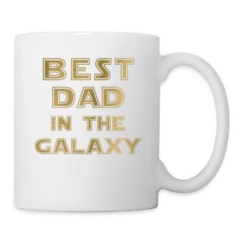 Best Dad in the Galaxy - Tasse - Weiß - Rechts