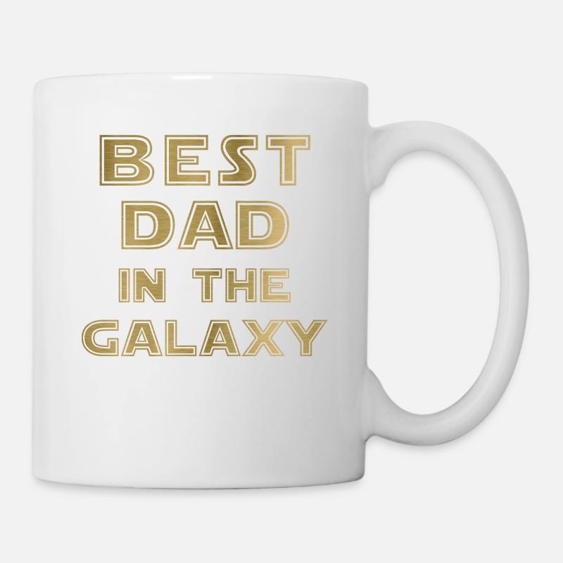 Le meilleur papa dans la galaxie - Mug blanc - blanc