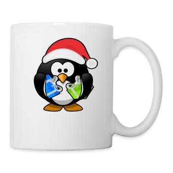 pinguin weihnachten - Tasse - Weiß - Rechts