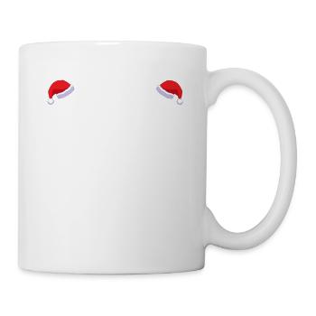 Dad with Santa hat - Mug - white - Right