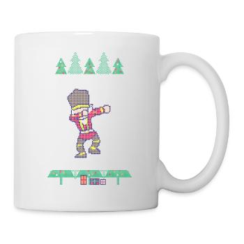 Dabbing Son of a Nutcracker Ugly Christmas Sweater - Tasse - Weiß - Rechts