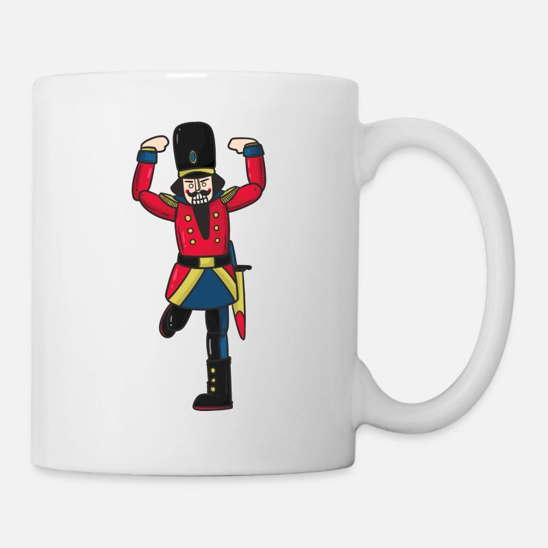 Nussknacker Shirt - Tasse - Weiß