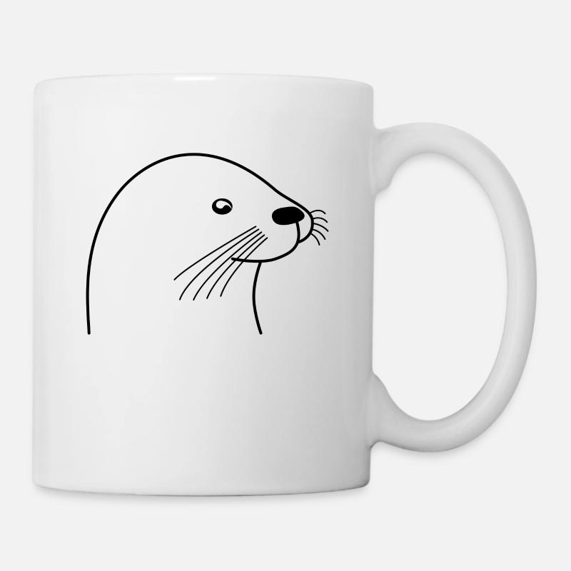otter - Tasse - Weiß