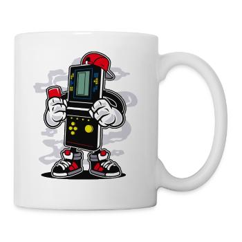 ZOCKER BOY - Comic Cartoon Comic Figur Motiv - Tasse - Weiß - Rechts
