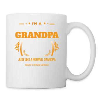 Jagd-Großvater-Hemd-Geschenk-Idee - Tasse - Weiß - Rechts