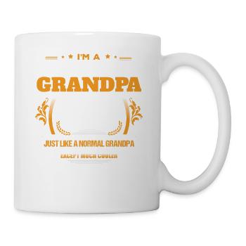 Kayaking Großvater-Hemd-Geschenk-Idee - Tasse - Weiß - Rechts