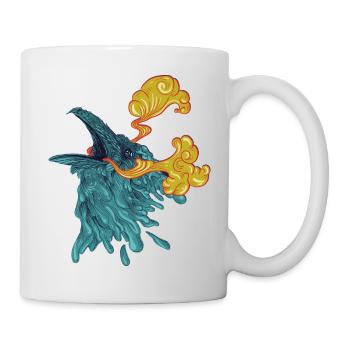 Rabenwasser - Tasse - Weiß - Rechts