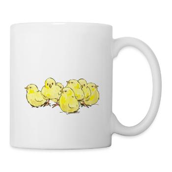 Many little chicks The perfect gift - Mug - white - Right