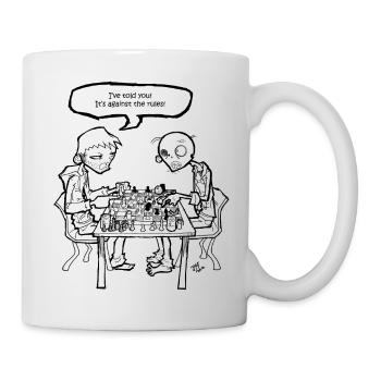 Necromania; Checkmate - Mug - white - Right