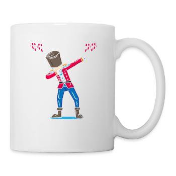 Dabbing Nutcracker Christmas gift DAB - Mug - white - Right