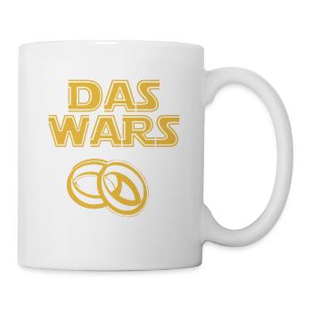 das wars - Tasse - Weiß - Rechts