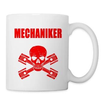 Mechaniker was sonst - Tasse - Weiß - Rechts