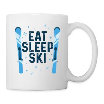 EAT SLEEP SKI - Mug - white - Right