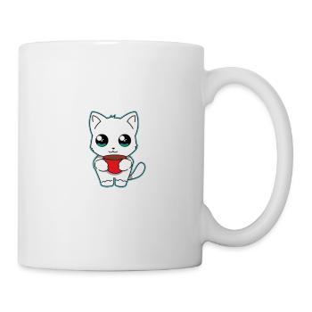 Cats - Coffee - Swearing - Gift - Mug - white - Right